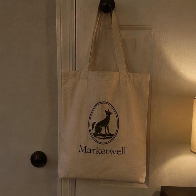 Canvas bags with logo — customer photo